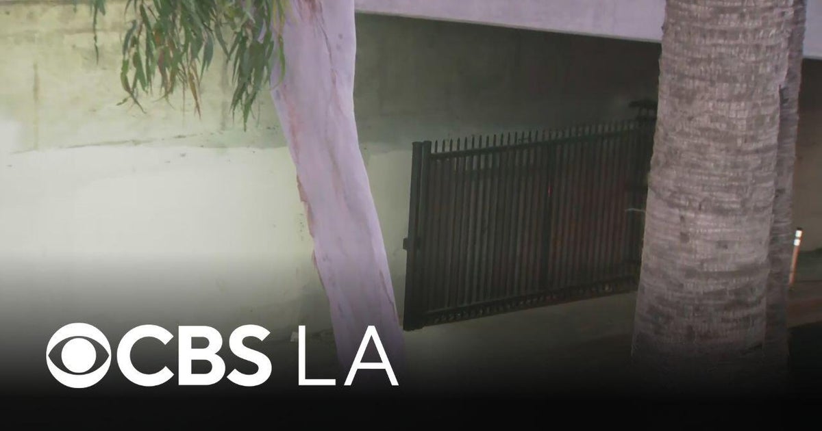 Gates installed along 101 Freeway ramps in downtown Los Angeles ahead of No Kings protests