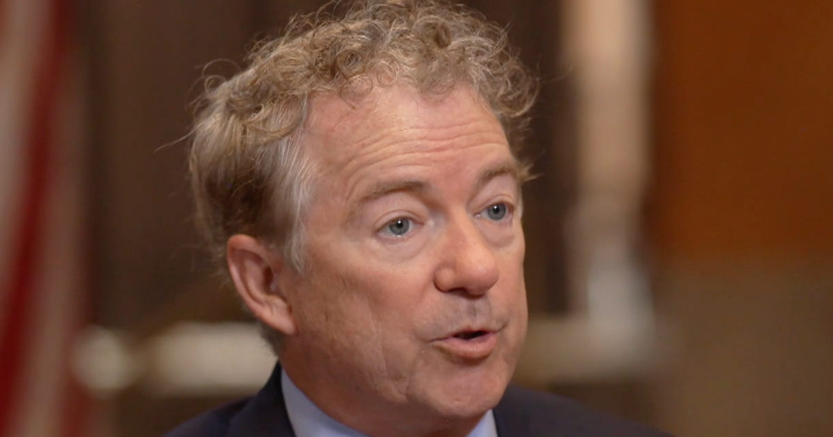 Sen. Rand Paul on breaking away from Senate Republicans over some of Trump's policies