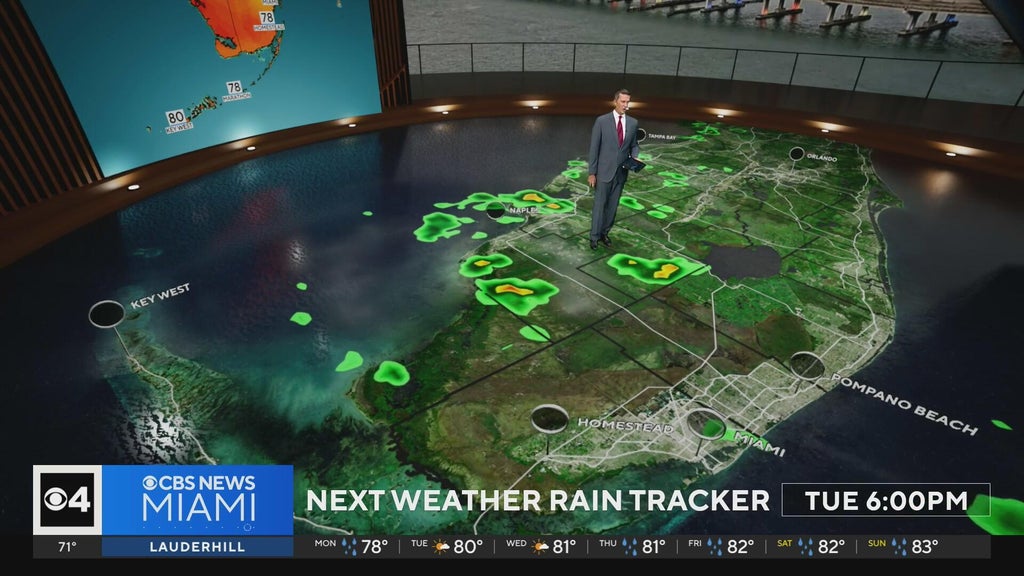 Clouds and breezy showers tonight, lower rain chances tomorrow in South Florida