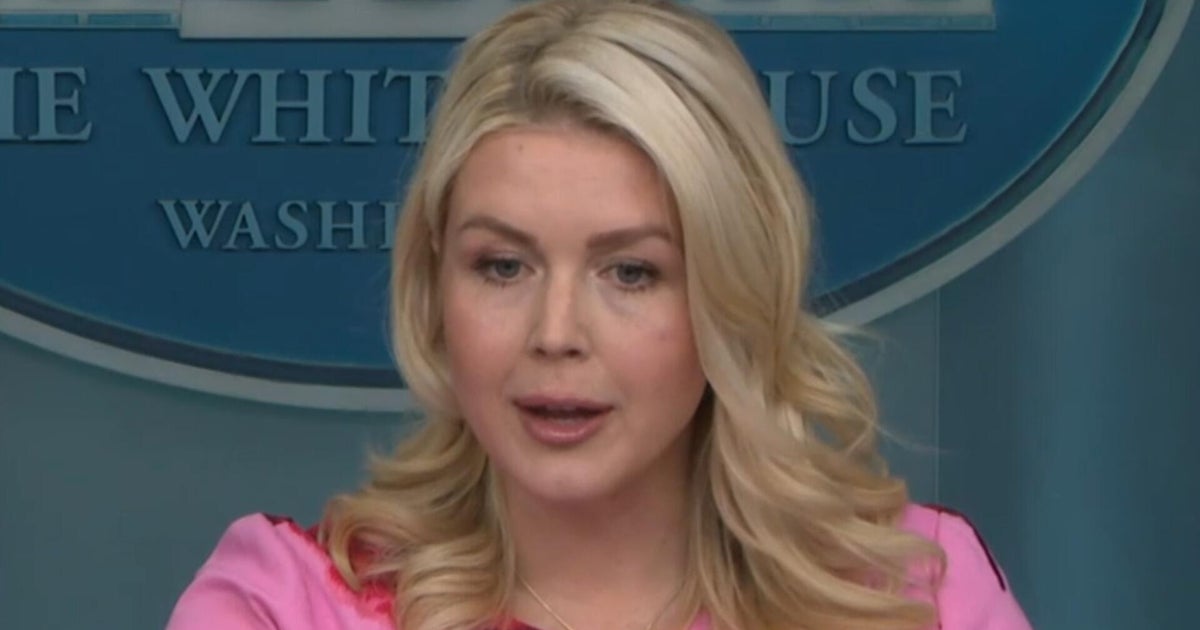 Leavitt says "there's two tracks here" as Trump touts Iran talks, more troops arrive in Middle East