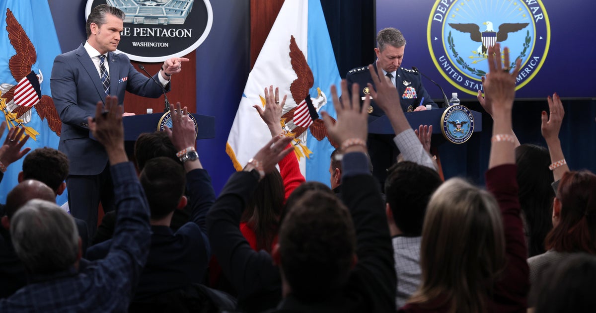 Pete Hegseth, Dan Caine hold news briefing as Iran strikes Kuwaiti oil tanker