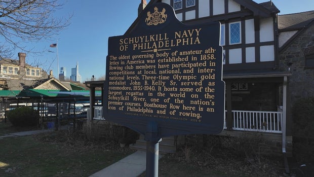 Philadelphia Boathouse Row Historical Marker