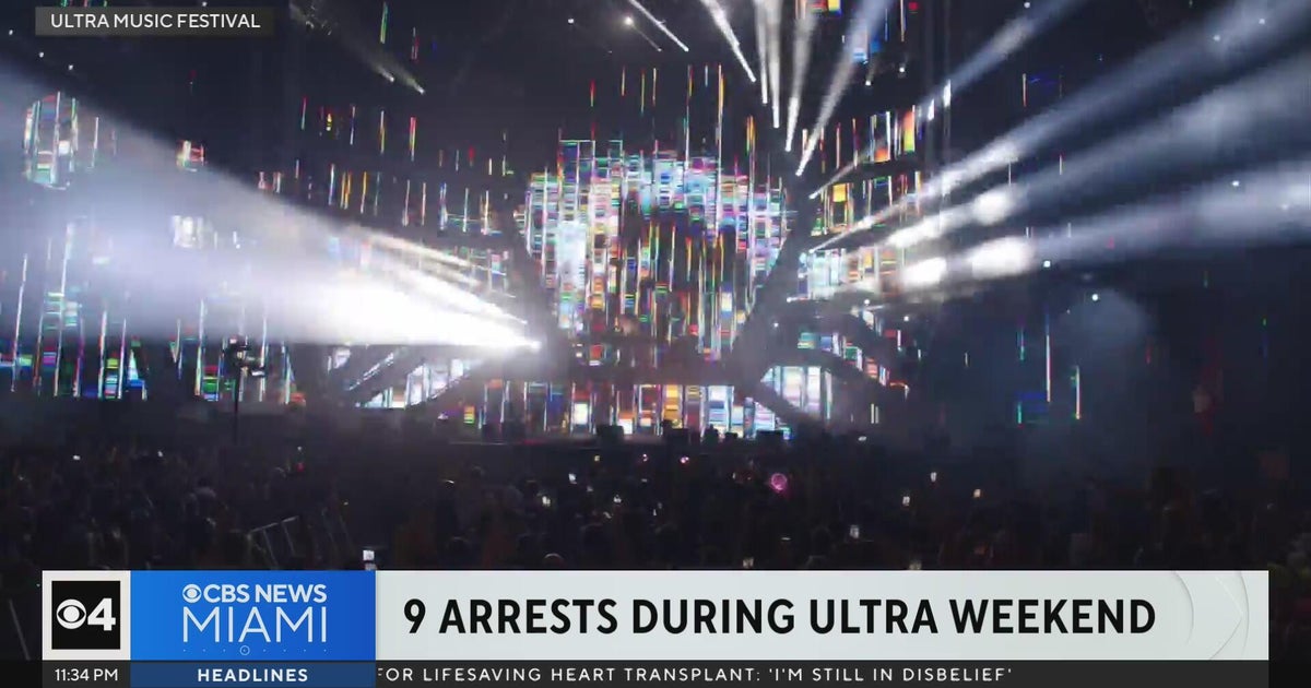 Ultra Music Festival wraps up in Miami with just 9 arrests over 3 days