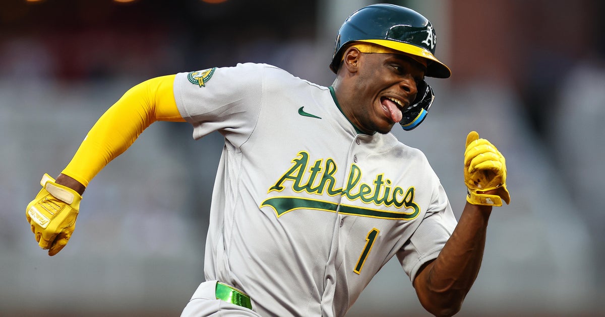 Langeliers homers again as A's snap skid with 5-2 win over Braves