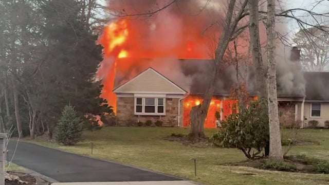 house on fire 