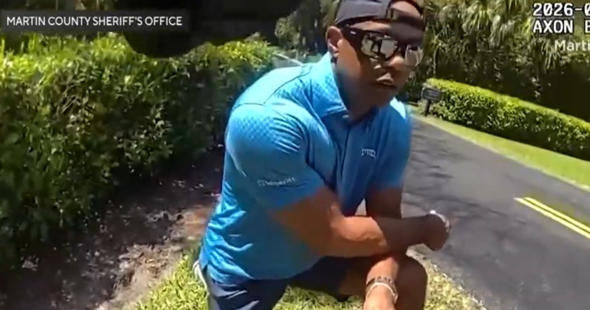 New police body camera footage of Tiger Woods' rollover crash aftermath