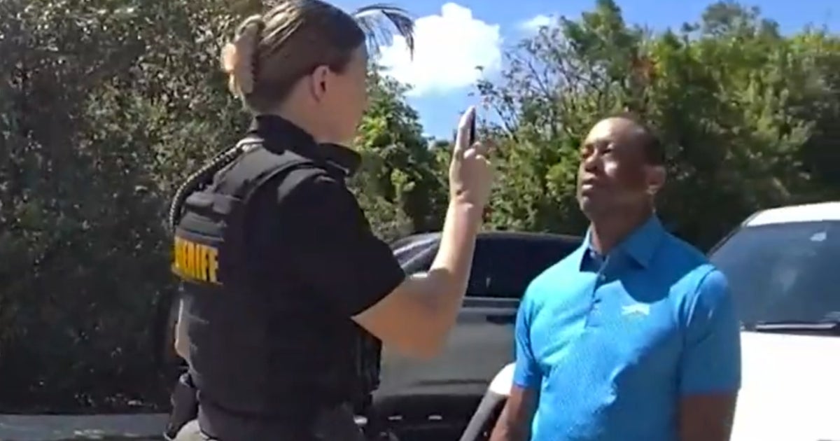 Bodycam video released of Tiger Woods' arrest