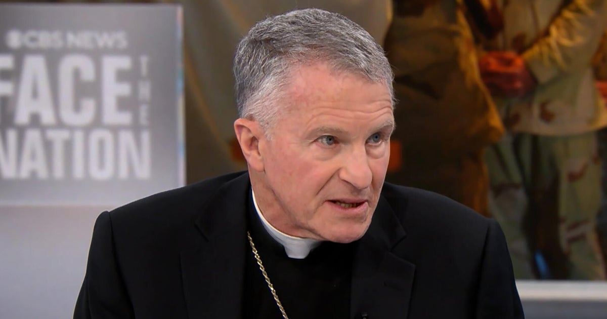 U.S. military archbishop suggests Iran war isn't justified