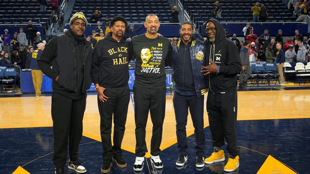 NCAA Michigan Fab Five Reunion Basketball 