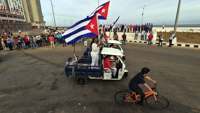 Protest in front US Embassy in Havana 