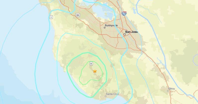 Magnitude 4.6 earthquake in Santa Cruz County felt throughout Northern California