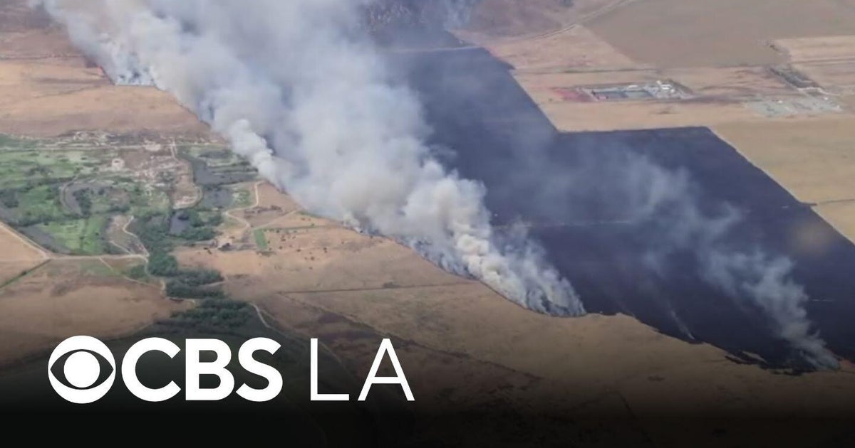 Springs Fire burning in Riverside County forces evacuation orders - CBS ...