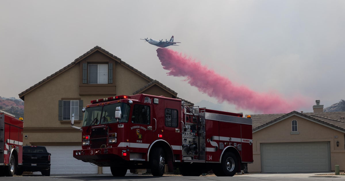Firefighters make progress on Springs Fire in Moreno Valley overnight; containment at 45%