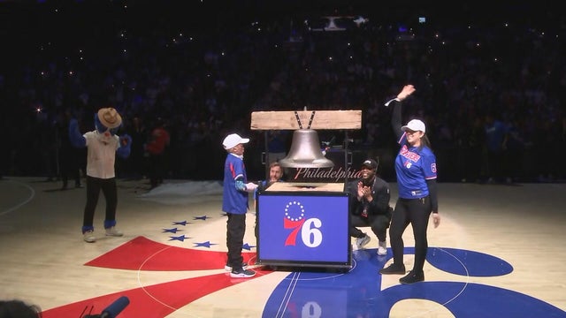 10-year-old Northeast Philadelphia plane crash survivor rings bell before Sixers-Timberwolves game 