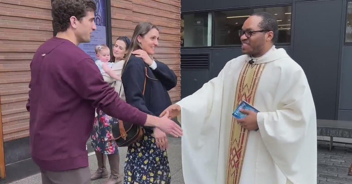 Catholic Church attendance is rising, with the number of young people at Mass "way up"