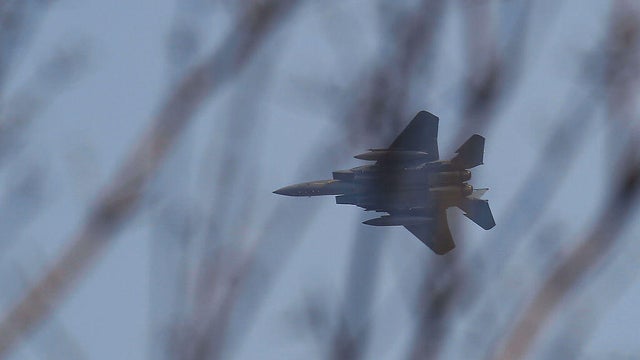 U.S. Air Force F-15E Strike fighter jet 