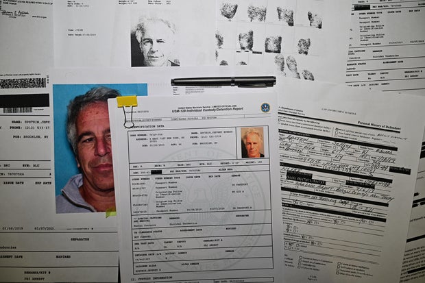 Documents from the U.S. Justice Department files on Jeffrey Epstein.
