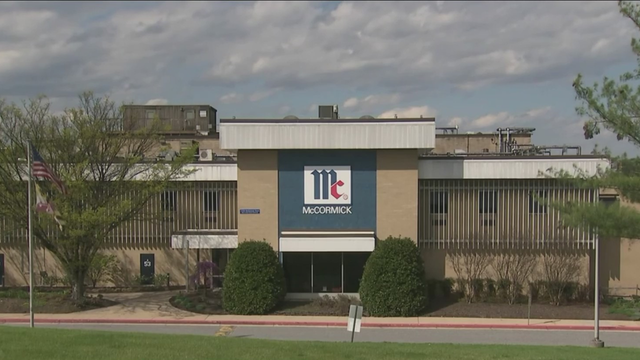 Generic police lights and yellow police tape at crime scene 