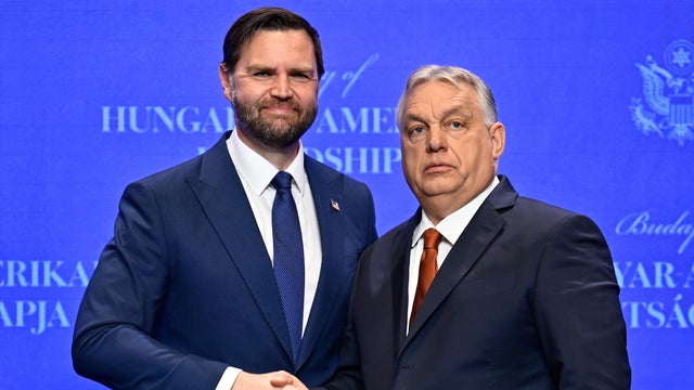 APTOPIX Hungary US Vance 