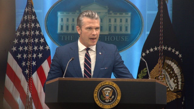U.S.-WASHINGTON, D.C.-WHITE HOUSE-PETE HEGSETH-PRESS CONFERENCE-IRAN 