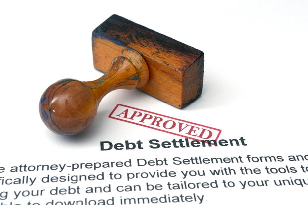 Debt settlement - approved 