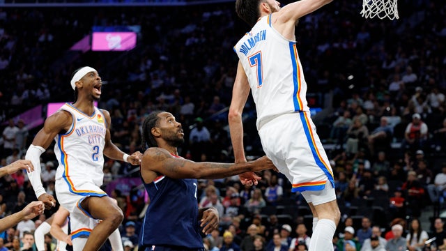Clippers vs Thunder in Inglewood, CA. 