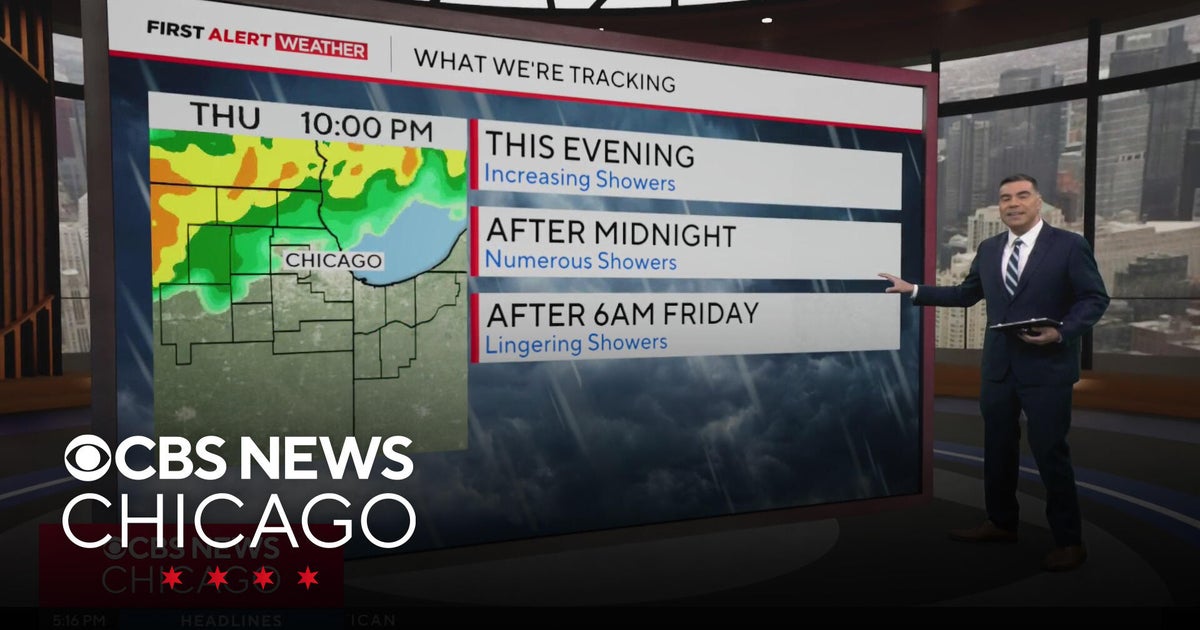 Chicago weather: Drenching rain Thursday night - CBS Chicago