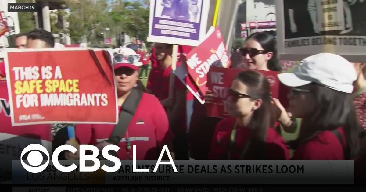 LAUSD parents ask for compromise as teacher strike looms - CBS Los Angeles