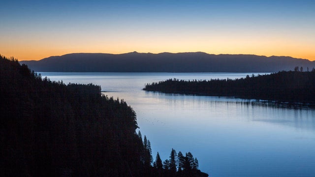 Spring Arrives Early at California's South Lake Tahoe 