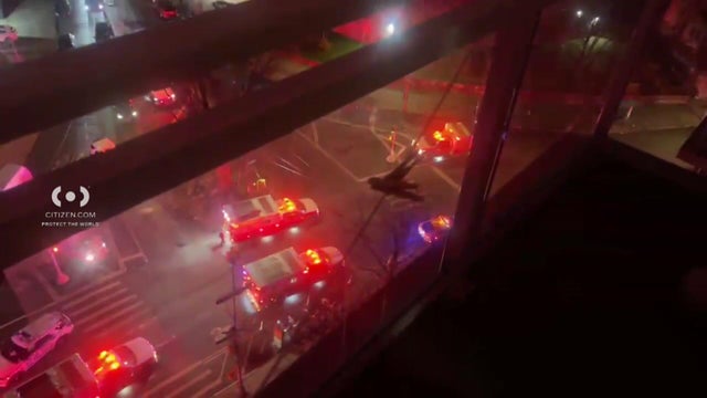 Ambulances on Bronx street 