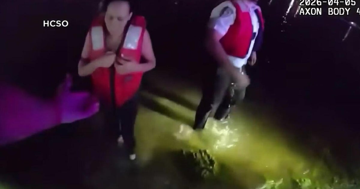Florida woman rescued from sinking vehicle in dramatic rescue caught on video
