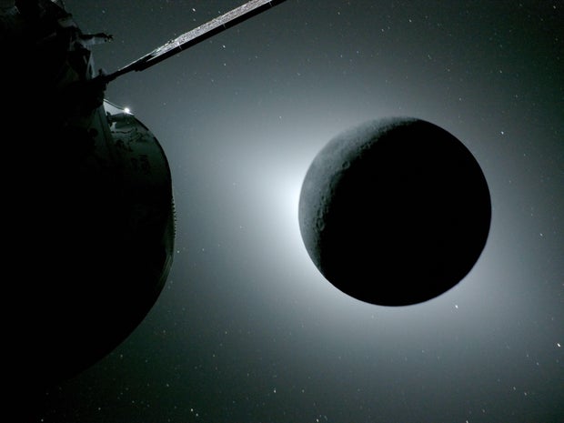 Artemis II views solar eclipse in space 