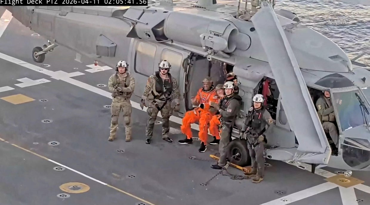 Artemis II crew splashes down near San Diego after historic moon mission