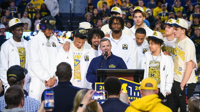 Michigan Men's Basketball Celebrates National Championship 