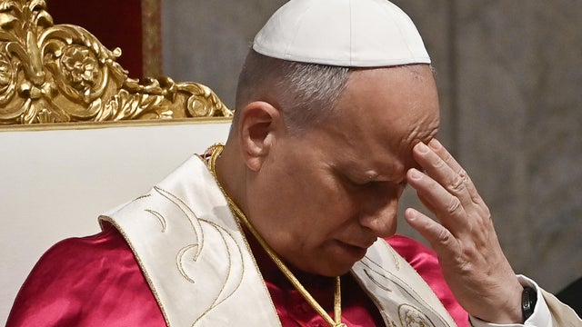 Pope Leo XIV leads a prayer vigil for peace at St. Peter's Basilica 