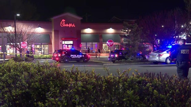 Police outside Chick-fil-A