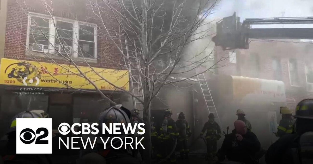 FDNY battles fires in Borough Park and Chelsea - CBS New York
