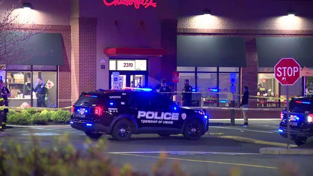 Police outside Chick-fil-A 