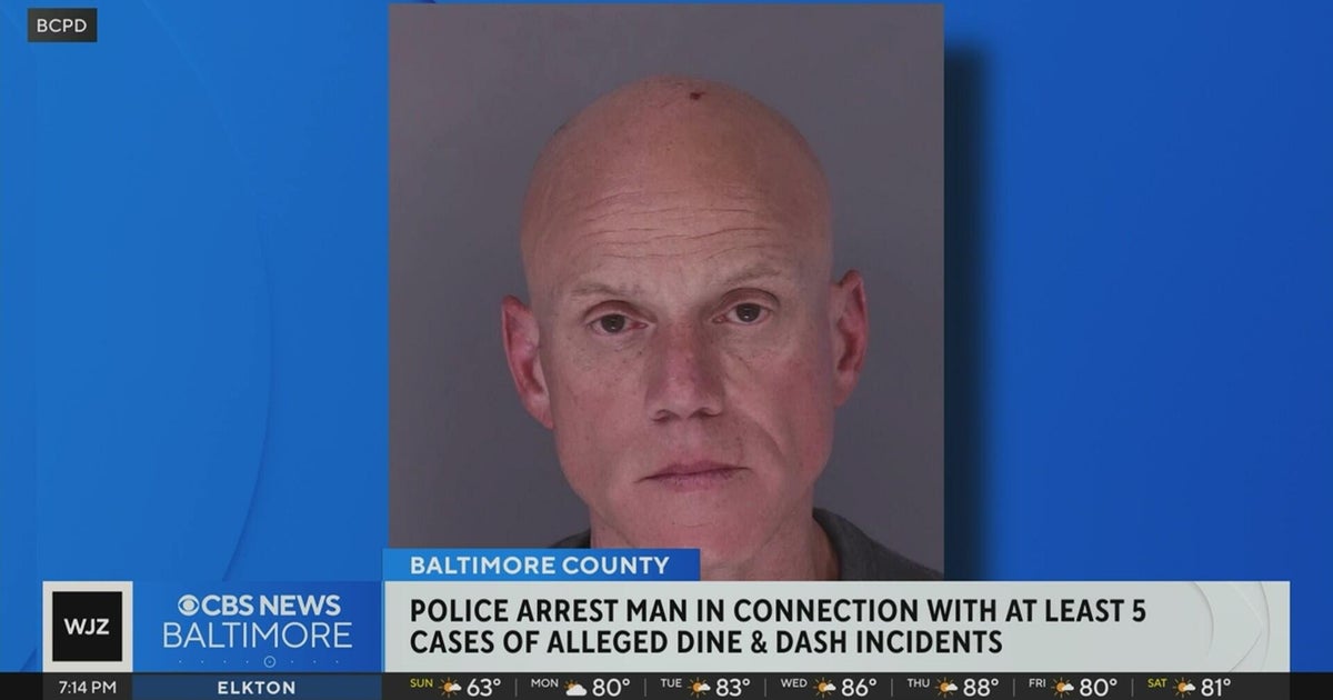 Man, 57, arrested for series of dine-and-dash incidents throughout Baltimore County