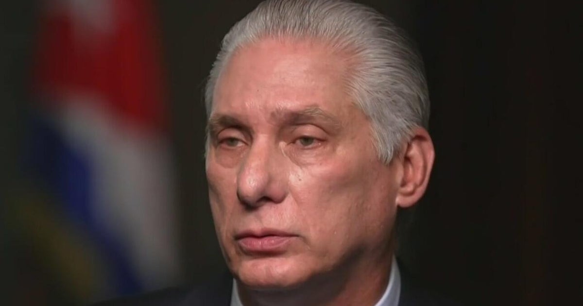 Cuban President Diaz-Canel warns of U.S. threats in first American interview