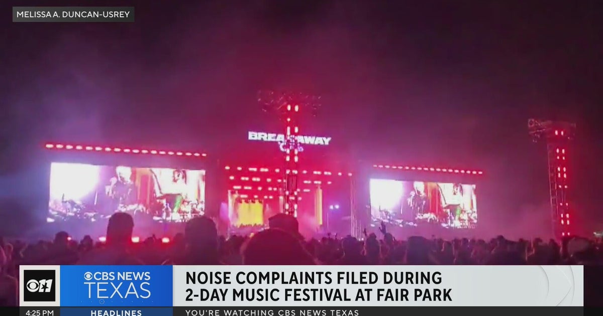 Noise complaints filed during 2-day music festival at Fair Park