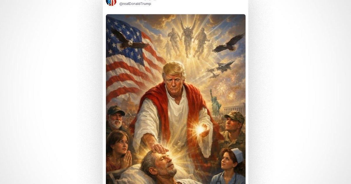 Trump faces backlash over post depicting him like Jesus