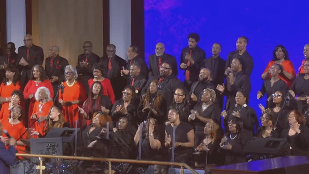Enon Tabernacle Baptist Church choir performing