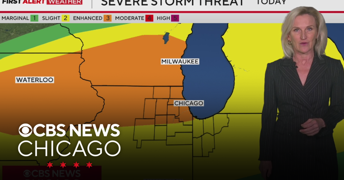 Two rounds of storms on Tuesday in Chicago - CBS Chicago