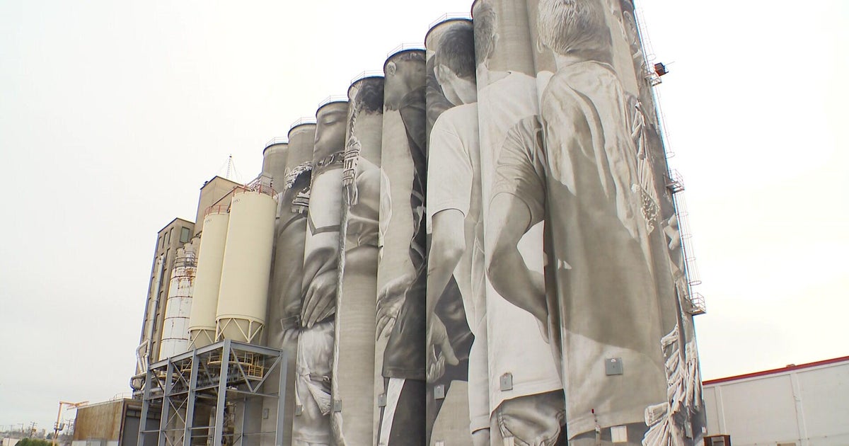 Mankato’s massive silo mural celebrates the city’s many cultures