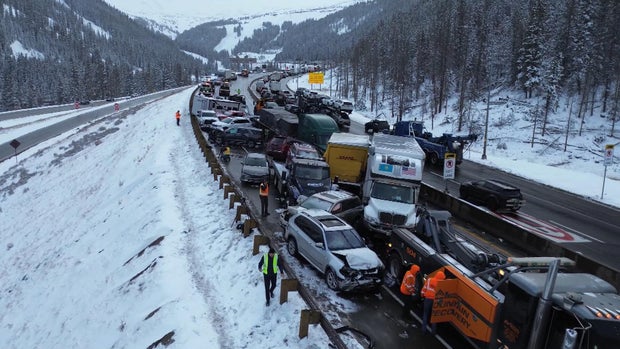 Colorado 70-car pileup on snowy I-70
