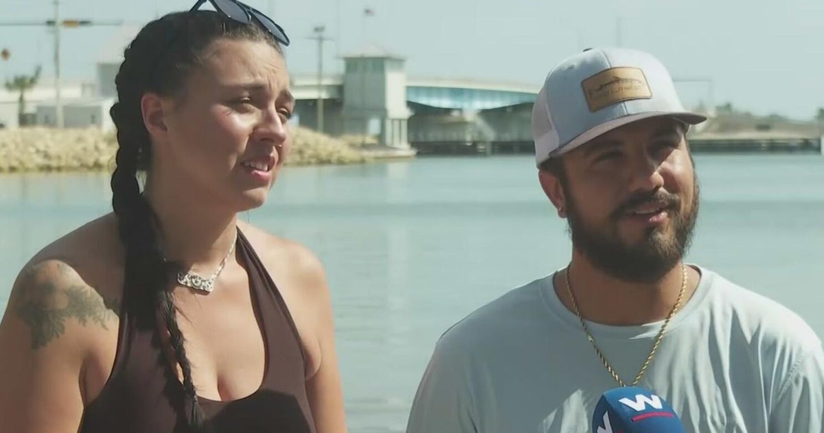 Florida couple swims to buoy off coast after boat anchor fails during scuba dive