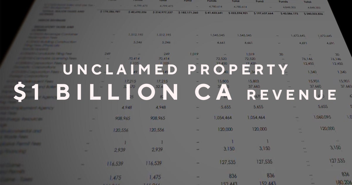 CBS California investigation spurs federal action on states&rsquo; unclaimed property practices
