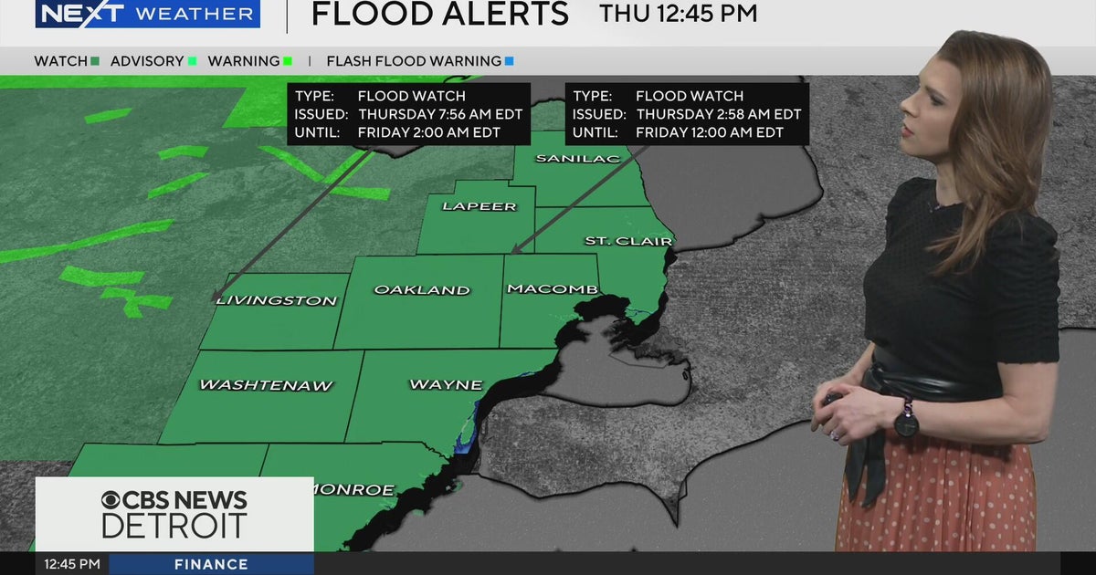 Showers and storms continue - CBS Detroit