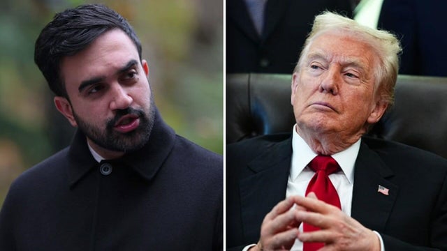 Zohran Mamdani and Donald Trump 